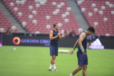 Kallang-singapore-19jul2019-Harry kane player of tottenham hotspur in action during official training before icc2019 at national stadium,singapore