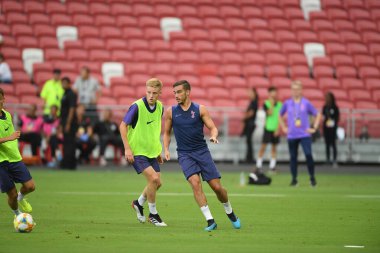 Kallang-singapore-19jul2019-Harry winks player of tottenham hotspur in action during official training before icc2019 at national stadium,singapore
