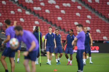 Kallang-singapore-19jul2019-Player of tottenham hotspur in action during official training before icc2019 at national stadium,singapore