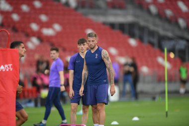 Kallang-singapore-19jul2019-Toby alderweireld Player of tottenham hotspur in action during official training before icc2019 at national stadium,singapore