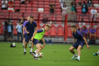 Kallang-singapore-19jul2019-Player of tottenham hotspur in action during official training before icc2019 at national stadium,singapore
