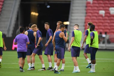 Kallang-singapore-19jul2019-Player of tottenham hotspur in action during official training before icc2019 at national stadium,singapore