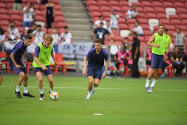 Kallang-singapore-19jul2019-Player of tottenham hotspur in action during official training before icc2019 at national stadium,singapore