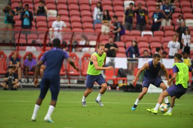 Kallang-singapore-19jul2019-Harry kane player of tottenham hotspur in action during official training before icc2019 at national stadium,singapore