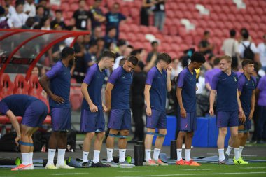 Kallang-singapore-19jul2019-Player of tottenham hotspur in action during official training before icc2019 at national stadium,singapore