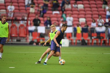 Kallang-singapore-19jul2019-Harry winks player of tottenham hotspur in action during official training before icc2019 at national stadium,singapore
