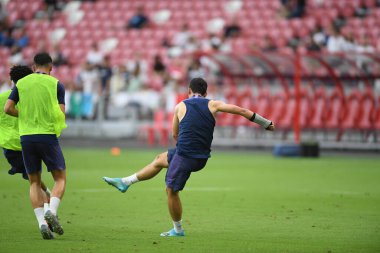 Kallang-singapore-19jul2019-Player of tottenham hotspur in action during official training before icc2019 at national stadium,singapore