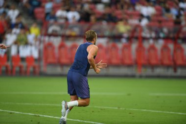 Kallang-singapore-19jul2019-Harry kane player of tottenham hotspur in action during official training before icc2019 at national stadium,singapore