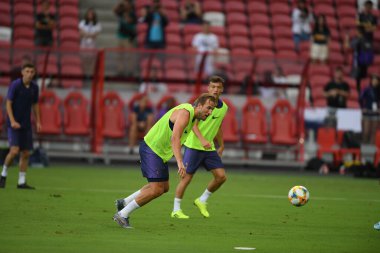 Kallang-singapore-19jul2019-Harry kane player of tottenham hotspur in action during official training before icc2019 at national stadium,singapore