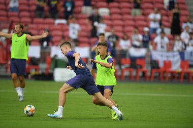 Kallang-singapore-19jul2019-Player of tottenham hotspur in action during official training before icc2019 at national stadium,singapore