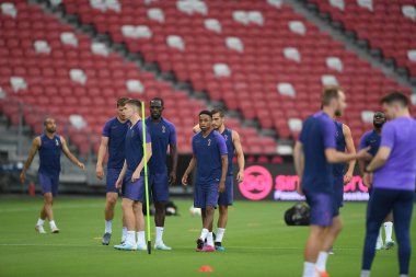 Kallang-singapore-19jul2019-Player of tottenham hotspur in action during official training before icc2019 at national stadium,singapore
