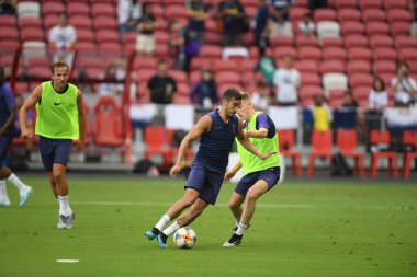 Kallang-singapore-19jul2019-Harry winks player of tottenham hotspur in action during official training before icc2019 at national stadium,singapore