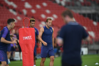 Kallang-singapore-19jul2019-Harry kane player of tottenham hotspur in action during official training before icc2019 at national stadium,singapore