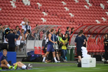 Kallang-singapore-19jul2019-Harry kane player of tottenham hotspur in action during official training before icc2019 at national stadium,singapore