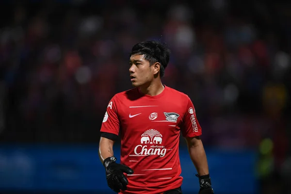 Bangkok Thailand Jul 2019 Kampol Prathomauttakul Player Chonburi Action Thaileague — Foto de Stock