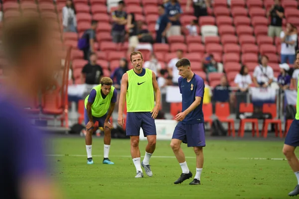 Kallang-singapore-19jul2019-Harry kane player of tottenham hotspur in action during official training before icc2019 at national stadium,singapore