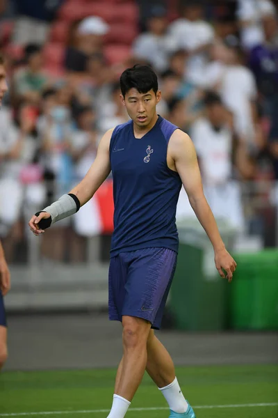 Kallang Singapore 19Jul2019 Heung Min Song Player Tottenham Hotspur Action – stockfoto