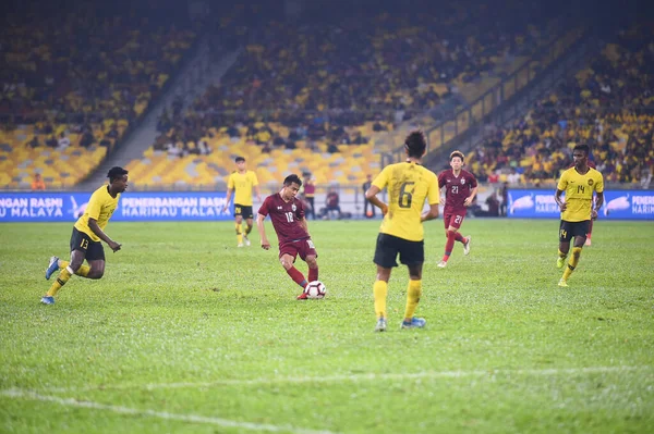 Kuala Lumphur Malaysia Nov 2019 Chanathip Songkasin Player Thailand Action — Stock Photo, Image