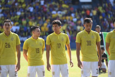 Buriram-Thailand-8 Jun 2019: Tanaboon kesarat Player of thailand in action during kings cup match between thailand against india at chang arena, buriram, thailand