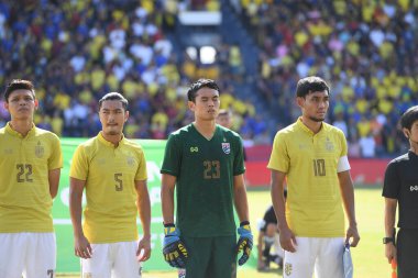Buriram-Thailand-8 Jun 2019: Siwarak tedsungnoun Player of thailand in action during kings cup match between thailand against india at chang arena, buriram, thailand