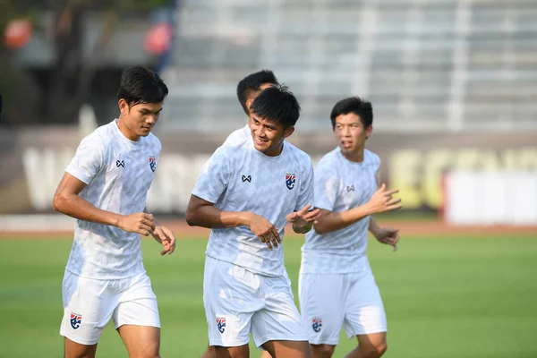 Bangkok Thailand Mar 2019 Player Thailand Action Training Fifa Day — Stock Photo, Image