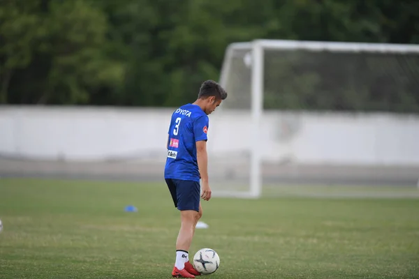 Buriram Thailand 3Jun2019 Theerathon Bunmathan Player Thailand Action Training Tournament — Zdjęcie stockowe