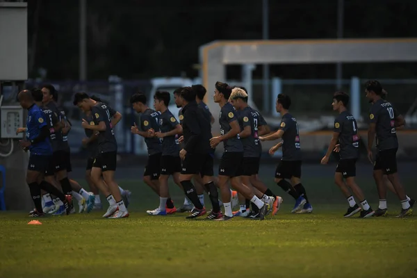 Buriram Thailand Jun 2019 Player Thailand Action Training Match Again — Foto Stock