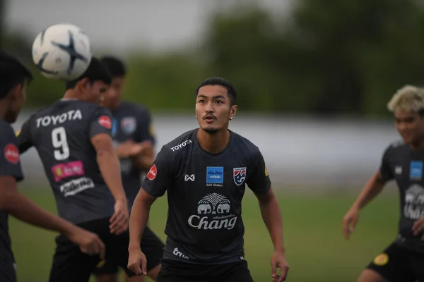 Buriram Thailand Jun 2019 Adisorn Promrak Player Thailand Action Training — Fotografia de Stock