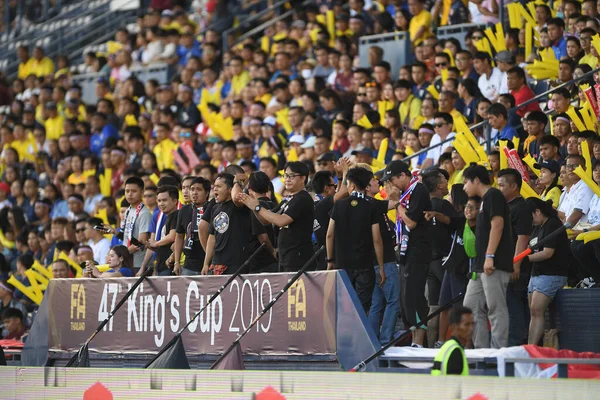 Buriram Thailand Jun 2019 Unidentified Fan Action Kings Cup Match — Foto de Stock