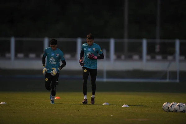 Buriram Thailand Jun 2019 Player Thailand Action Training Match Again — Foto de Stock