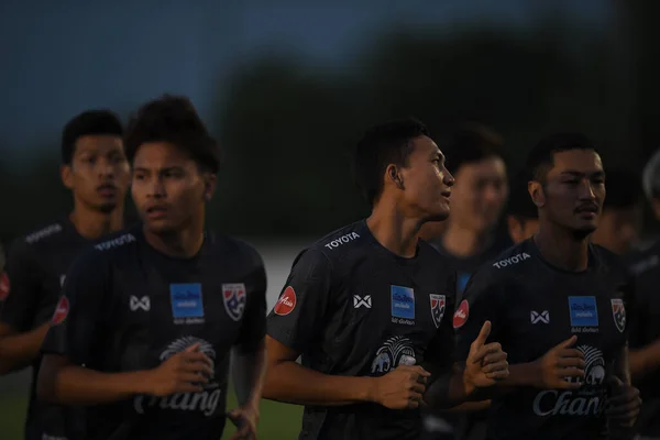Buriram Thailand Jun 2019 Player Thailand Action Training Match Again — Foto de Stock