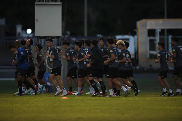 Buriram Thailand Jun 2019 Player Thailand Action Training Match Again — Foto Stock