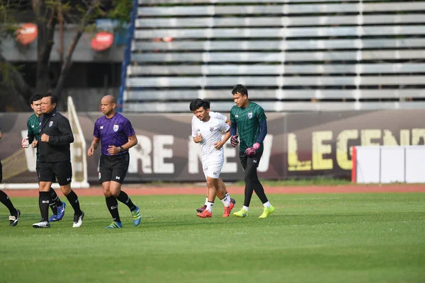 Bangkok Thailand Mar18 2019 Player Thailand Action Training Fifa Day — Stock fotografie