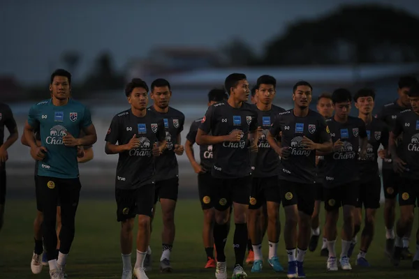 Buriram Thailand Jun 2019 Player Thailand Action Training Match Again — Stok fotoğraf