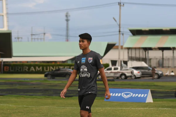 Buriram Thailand Jun 2019 Supanat Mueanta Player Thailand Action Training — 图库照片