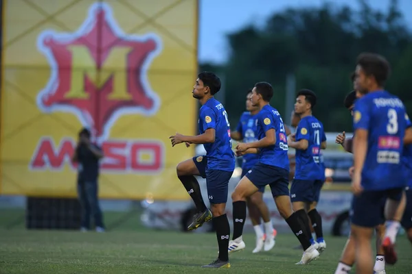 Buriram Thailand 3Jun2019 Teerasil Dangda Player Thailand Action Training Tournament — Fotografia de Stock