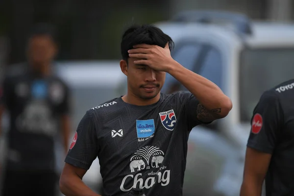 Buriram Thailand Jun 2019 Sumanya Purisai Player Thailand Action Training — Fotografia de Stock