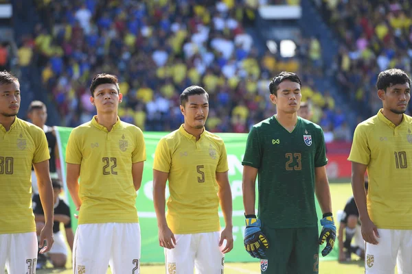 Buriram-Thailand-8 Jun 2019: Adisorn promrak Player of thailand in action during kings cup match between thailand against india at chang arena, buriram, thailand