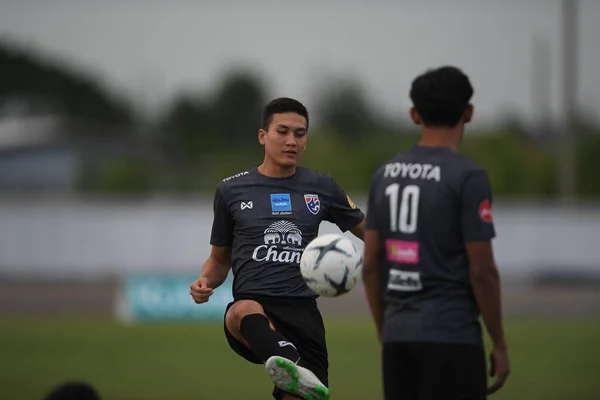 Buriram Thailand Jun 2019 Suphan Thongsong Player Thailand Action Training — Foto Stock