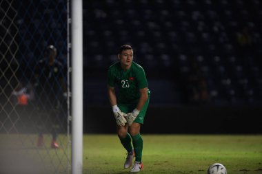 Buriram, Tayland - 8 Haziran 2019: Dang Van Lam # 23 Vietnam Oyuncusu Kings Cup final maçı sırasında Chang Arena, Buriram, Tayland