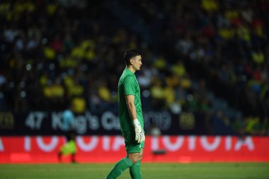Buriram, Tayland - 8 Haziran 2019: Dang Van Lam # 23 Vietnam Oyuncusu Kings Cup final maçı sırasında Chang Arena, Buriram, Tayland