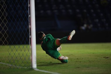 Buriram, Tayland - 8 Haziran 2019: Dang Van Lam # 23 Vietnam Oyuncusu Kings Cup final maçı sırasında Chang Arena, Buriram, Tayland