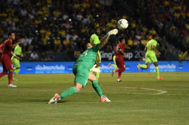 Buriram, Tayland - 8 Haziran 2019: Dang Van Lam # 23 Vietnam Oyuncusu Kings Cup final maçı sırasında Chang Arena, Buriram, Tayland