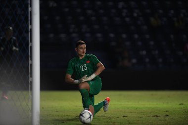 Buriram, Tayland - 8 Haziran 2019: Dang Van Lam # 23 Vietnam Oyuncusu Kings Cup final maçı sırasında Chang Arena, Buriram, Tayland