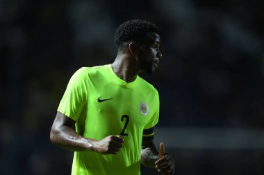 Buriram, Tayland - 8 Haziran 2019 Kings Cup final maçı sırasında Chang Arena, Buriram, Tayland 'da Curacao' ya karşı Vietnam 'ın 2.