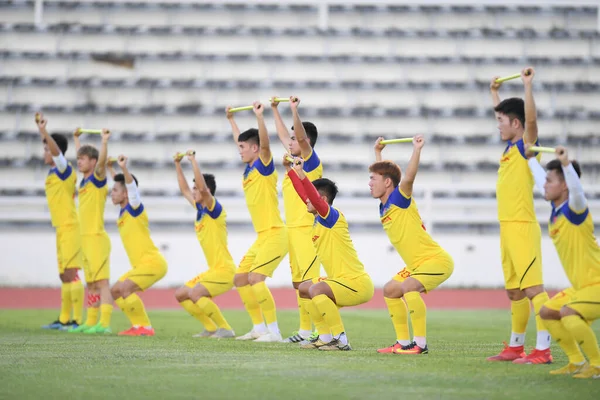 Buriram Thailand Juni 2019 Spieler Vietnams Training Vor Dem Spiel — Stockfoto