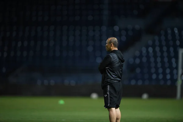 Buriram Tailandia Junio 2019 Park Hang Seo Entrenador Jefe Vietnam — Foto de Stock