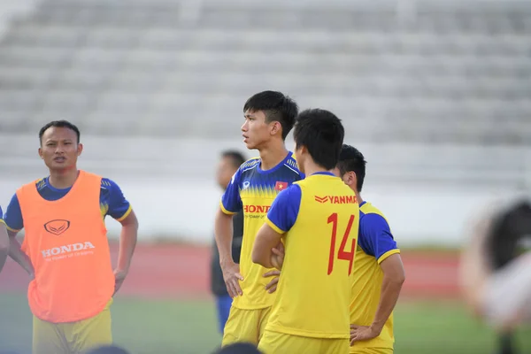 Buriram Thailand Juni 2019 Spelers Van Vietnam Actie Tijdens Training — Stockfoto