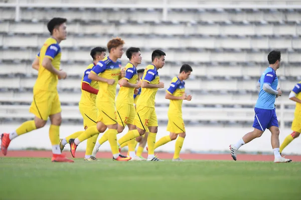 Buriram Thailand Juni 2019 Spelers Van Vietnam Actie Tijdens Training — Stockfoto