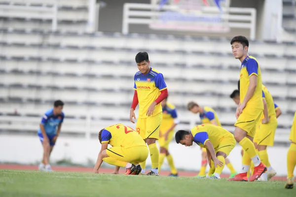 Buriram Ταϊλάνδη Ιουνίου 2019 Duc Chinh Player Vietnam Action Training — Φωτογραφία Αρχείου
